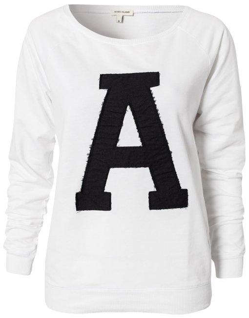 Print Ls College Sweat Print Ls College Sweat